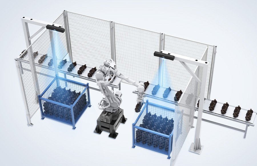 Picking robotizado con visi&oacute;n artificial 3D
